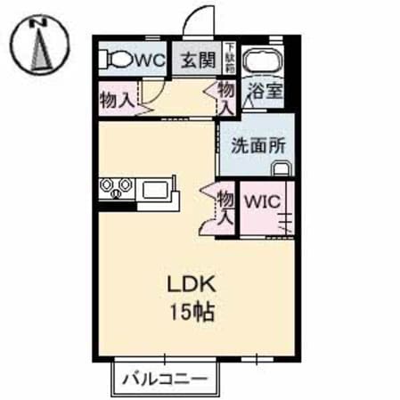 ドミール・Ｔ－1・の物件間取画像